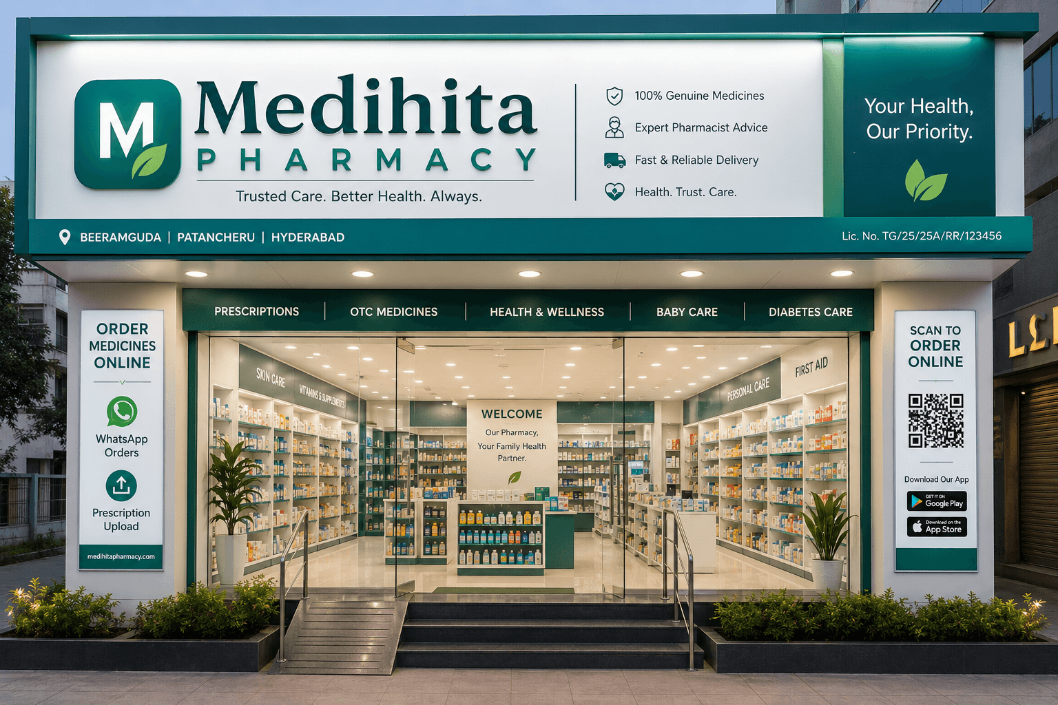 Medihita storefront preview